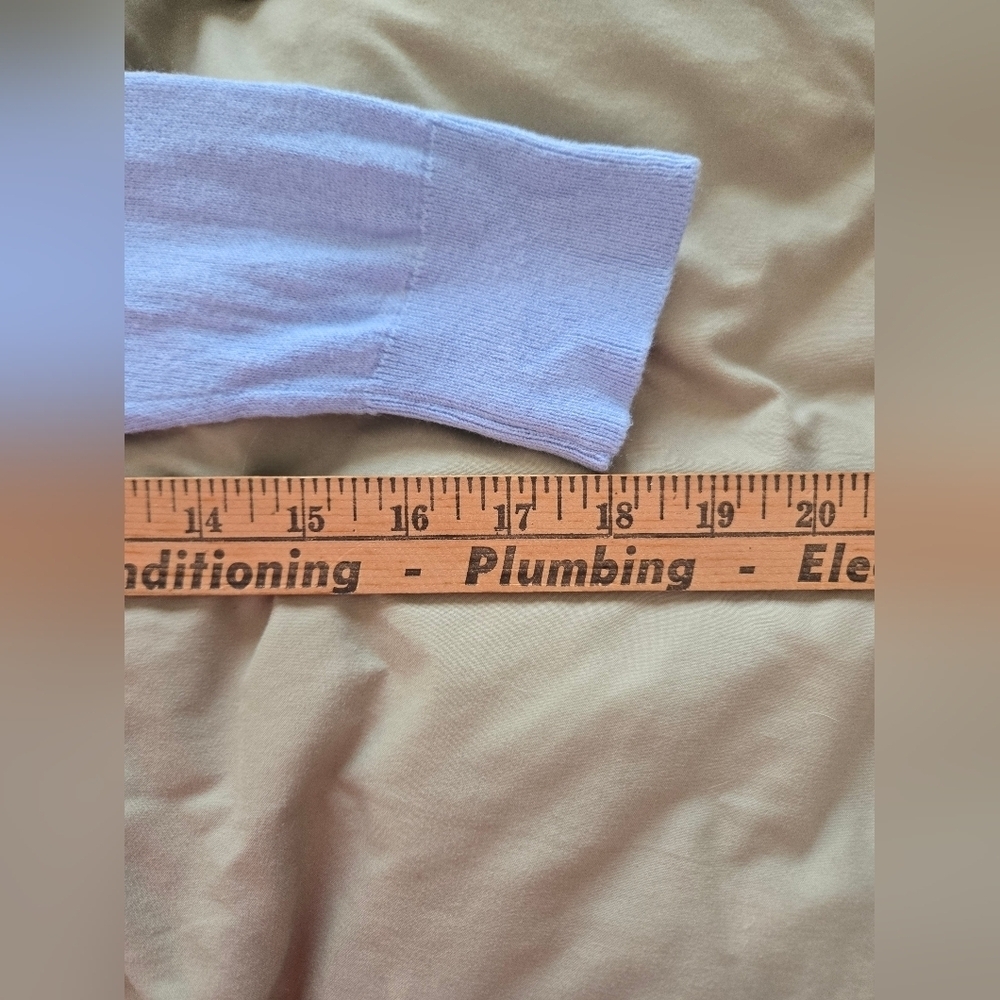 LOFT Light Blue Pullover Sweater - Picture 7 of 7